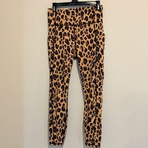 Fabletics Oasis PureLuxe High-Waisted 7/8 Legging Leopard sz Sm